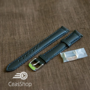 Curea piele vitel albastru navy XL 22mm - 41459