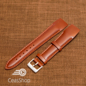Curea piele vitel maro, open end, 16mm - 36023
