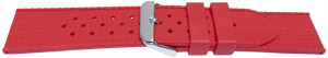 Curea silicon roșie model Rolex Tropic 22mm -55816