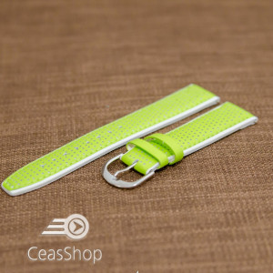 Curea sport doua tonuri- verde cu alb fluorescenta 20mm-33592