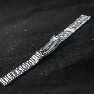 Bratara metalica argintie 18mm  - 37498
