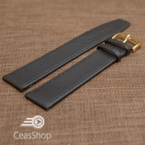 Curea piele vitel buffalo neagra plata XXXL 20mm - 36946