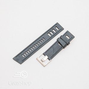 Curea ceas stil Isofrane neagra 22mm - 49780