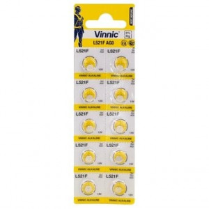 Baterie ceas Vinnic 384 (SR521W) - AG 0 - Blister 10buc.