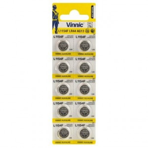 Baterie ceas Vinnic LR44 - AG 13 - Blister 10buc.