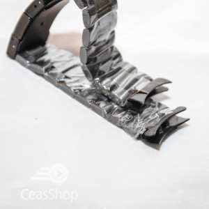 Bratara capete curbate neagra 20mm