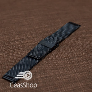 Bratara milaneza neagra 22mm - 39993