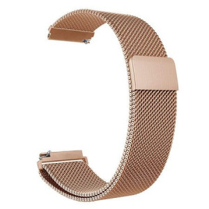 Bratara smartwatch rose gold cu magnet si telescop Quick Release 18mm -57183