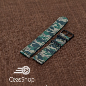 Curea din tesatura de nylon camuflaj 18mm - 40034