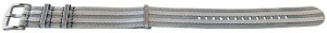 Curea NATO gri-gri deschis 22mm - 54051