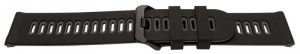 Curea silicon doua culori QR neagra cu gri 22mm- 62207