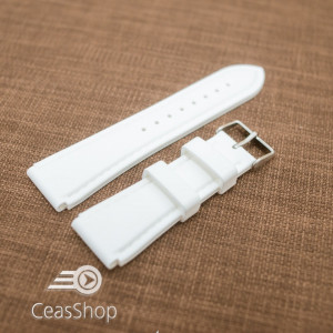 Curea silicon sport alba 22mm(25mm) - 40653