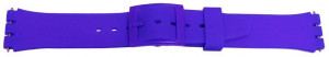 Curea silicon tip Swatch 17 mm albastra -58633