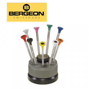 Set 9 șurubelnițe cu stand rotativ Bergeon - 30081 - S9