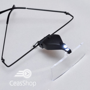 Set lupe cu led si ochelari