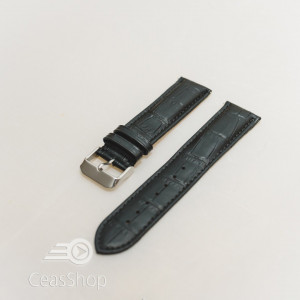 Curea model crocodil captusita pe jumatate neagra 22mm - 51491