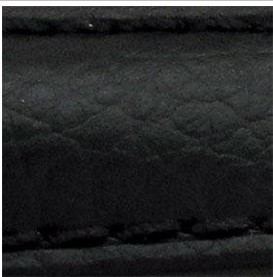 Curea piele buffalo captusita pe jumatate neagra 18 mm - 34851