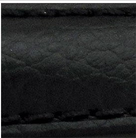 Curea piele buffalo captusita pe jumatate neagra 20 mm - 34852