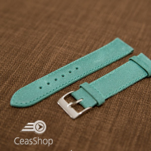 Curea piele turquoise vintage 20mm - 42252