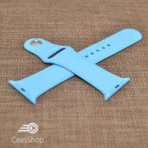 Curea silicon albastră Apple Watch - 38mm