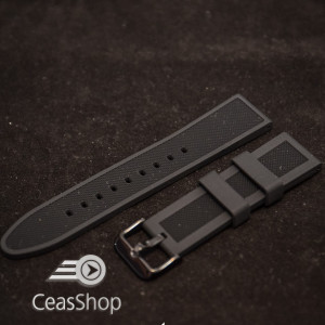 Curea silicon neagra ceas sport 20mm - 38066