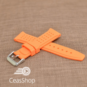 Curea silicon portocalie  22mm - 31719
