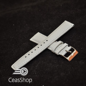 Curea piele buffalo captusita alba 20 mm - 34849
