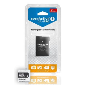 Acumulator Premium EverActive CamPro - EN-EL14 -1100mAh