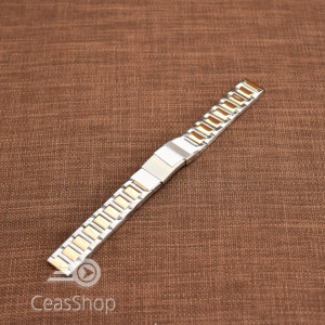 Bratara dama metalica bicolora 16mm - 39398