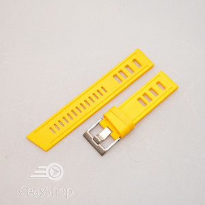 Curea ceas stil Isofrane galbenă 24mm - 49799
