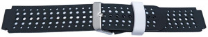 Curea Garmin negru cu alb 16/22mm - 59126