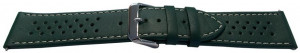 Curea model olimpic perforata verde cu alb 20mm - 51518