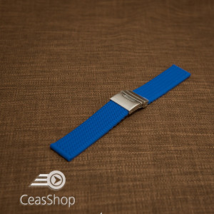 Curea silicon albatru electric 24mm - 33571