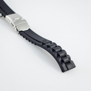 Curea silicon neagra 20mm - 20486