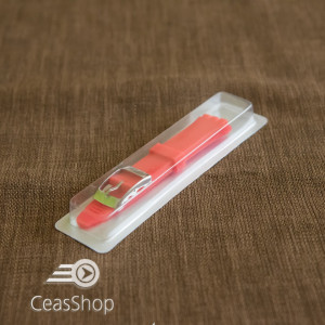 Curea silicon tip Swatch 17 mm rosie