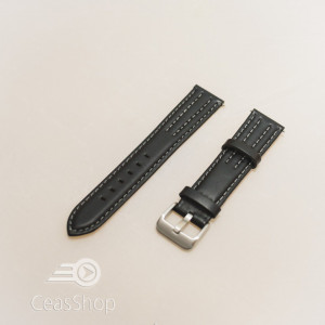 Curea model olimpic neagra cu gri 20mm - 51562
