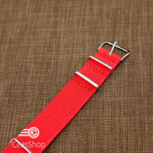Curea NATO rosie 18mm - 40892