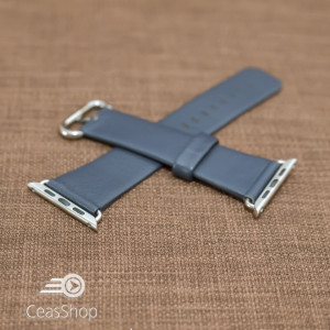 Curea piele albastră Apple Watch - 42mm