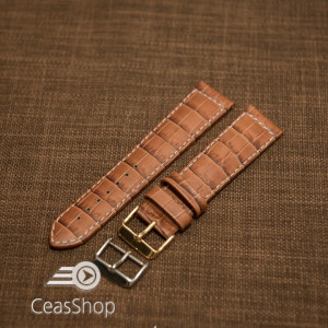 Curea piele vitel handmade maro XL 20mm - 33625