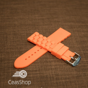 Curea silicon portocalie 18mm - 45883