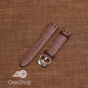Curea tip SWATCH maro 20mm