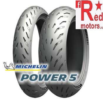 Set anvelope/cauciucuri moto Michelin Power 5 120/70 ZR17 58W + 190/55 ZR17 75W