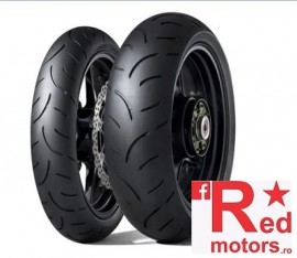 Set anvelope/cauciucuri moto Dunlop Qualifier II 120/70 R17 58W + 190/50 R17 73W