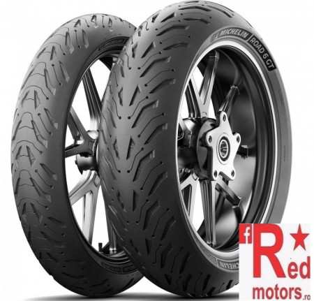 Set anvelope/cauciucuri moto Michelin Road 6 GT 120/70ZR17 58W + 180/55ZR17 73W