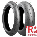 Set anvelope/cauciucuri moto Bridgestone S22 F TL 120/70ZR17 58W Front + R TL 180/55ZR17 73W Rear