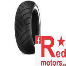 Anvelopa/cauciuc moto fata Shinko F777 150/80-16 71H TL Front WW (talon alb)