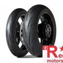 Set anvelope/cauciucuri moto Dunlop Gp Racer D212 120/70 R17 58W S+ 190/55 R17 75W M