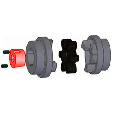 Cuplaj elastic cu gheare HRC cu bucsa conica fixare pe exterior