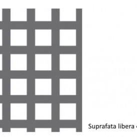Tabla perforata otel 2x1250x2500mm C8 U12 - 35kg