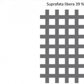 Tabla perforata otel 1x1000x2000mm C5 U8
